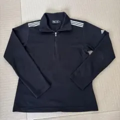 adidas ハーフジップ シャツ ブラック M（レディース）のサムネイル