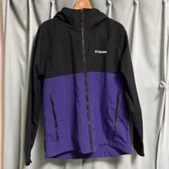 Columbia マウンテンパーカー L 黒/紫
