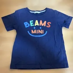 BEAMS MINI ネイビー Tシャツ