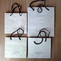 GODIVA の紙袋ミニサイズ4枚