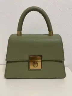 Charles & Keith 2wayショルダーバッグ モスグリーン