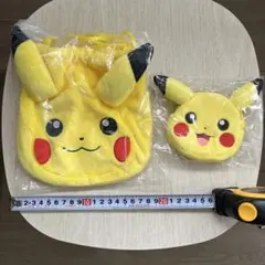 ポケモン　ピカチュウ　グッズ　小物入れ　ポーチ　フェイス型　ダイカット　子供用