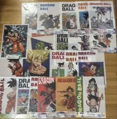 一番くじ　ドラゴンボール　ビジュアルボード ビジュアルシート　21点　まとめ売り