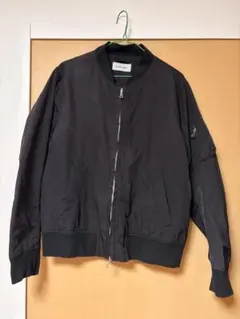 グローバルワーク　MA-1スタイル 黒ジャケット