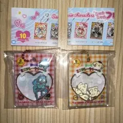 サンリオ　シャカシャカフレークシール風チャーム　ガチャガチャ