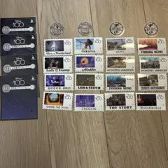 Disney 100 切手風シール 一番くじ