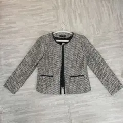 SHOO・LA・RUE テーラードジャケット 白黒ツイード 新品