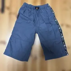 グレー サイドストライプ ハーフパンツ