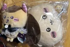 ちいかわ くりまんじゅう パスケースポーチ＆ぬいぐるみ