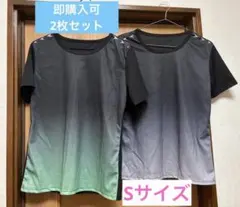 【即購入可】男女兼用スポーツ半袖Tシャツ Ｓサイズ 2枚セット 速乾