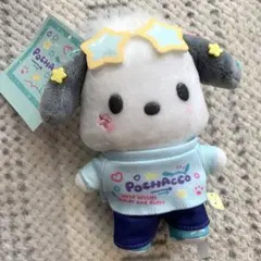 サンリオ学園きらめき祭　マスコットホルダー ぬいぐるみ　ポチャッコ　新品