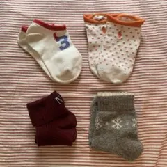 【値下交渉歓迎】レディース　ソックス　靴下　4足　中古　古着　ラルフローレン