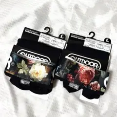 【新品】アウトドア OUTDOOR ボクサーパンツ Lサイズ 2枚セット 花柄
