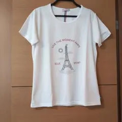 ELLE SPORT エッフェル塔プリントTシャツ 半袖　新品未使用タグ付きのサムネイル
