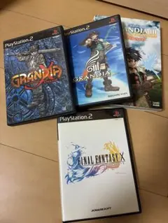 PS2 グランディアIII 攻略本付+グランディアXtreme+FF10セット
