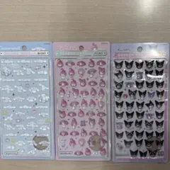 【正規品】ボンボンドロップシールmini サンリオ　3種セット