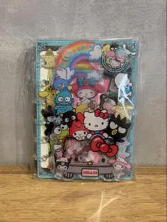 シャカシャカアクリルノートバインダー平成サンリオシール帳　A7 最安値