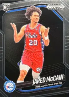 【788】76ers Jared McCain RC PRIZM BLACK