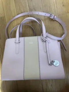 値下げNINA RICCI 2way ハンドバッグ ショルダー ピンクのサムネイル