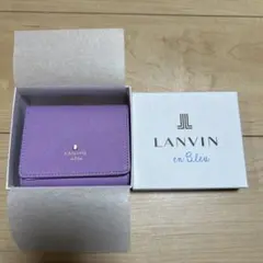 LANVIN en Bleu 3つ折り財布 新品未使用 箱付きのサムネイル