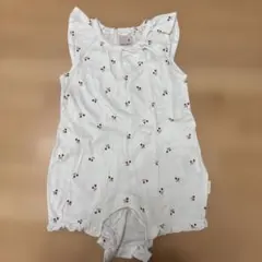 petit main フリル付きロンパース　80