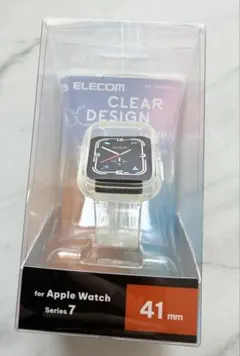 ELECOM Apple Watch 41mm用 クリアバンドケース