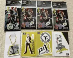ペルソナ4 persona 25th 主人公　キーホルダー　＆ステッカー　セット