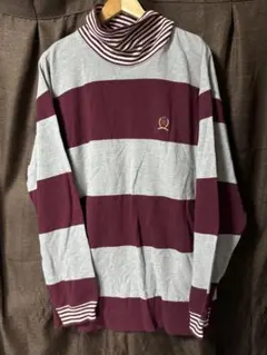 TOMMY HILFIGERトミーヒルフィガー ボーダータートルネック XXL