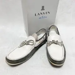 定価2.5万円】LANVIN Collection ホワイト ローファー - メルカリ