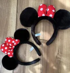 ミニーマウス カチューシャ 2個セット