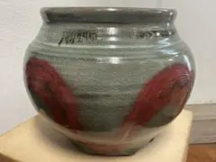 No6141相馬焼　手捻鉢　直径17.5cm 陶印有　陶磁器　古美術　送料無料 No6141相馬焼 手捻鉢 直径17.5cm 陶印有 陶磁器 古美術 送料無料