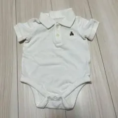 baby GAP 白 ポロシャツロンパース 3-6ヶ月