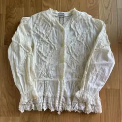 【GW SALE】HISCHRONE レース ブラウス ヒスクローネのサムネイル