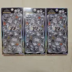 【正規品】プチドロップステッカー　ディズニー　ナイトメア　3点セット
