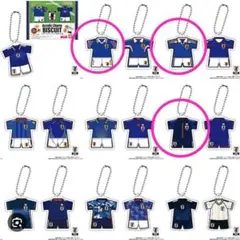 アクリルチャームビスケット サッカー日本代表ver.2026 1997 2001