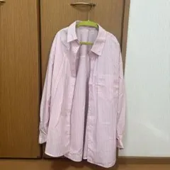 GU ストライプ柄 長袖シャツ Sサイズ