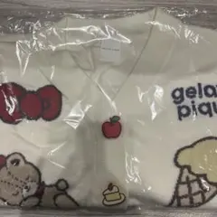 ジェラートピケ　ジェラピケ　サンリオ　カーディガン　白