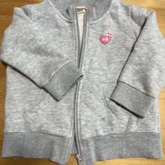 ミキハウス　ホットビスケッツ　パーカー　80