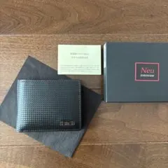Neu 二つ折り財布 黒/赤 レザーのサムネイル