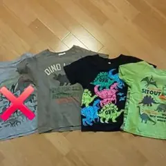 恐竜柄Tシャツ 120cm