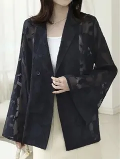 SHEIN 花柄シースルージャケットのサムネイル