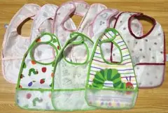 赤ちゃんお食事エプロン 9枚セット