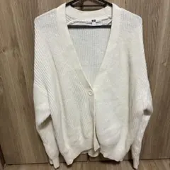 リラックスVネックカーディガン（長袖) ユニクロ UNIQLO レディース L