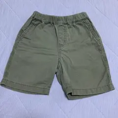 UNIQLO ハーフパンツ　110㎝　カーキ