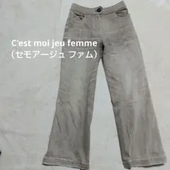 セモアージュ ファム　センターシームパンツ 　ジーンズ　ジーパン　M