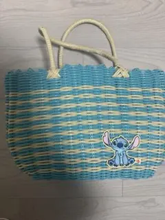 スティッチ カゴバッグ