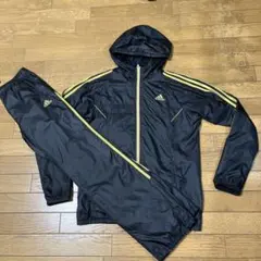 美品adidas ジャージ上下セット ブラック ゴールド　レディース　サイズOT