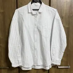 綿100% シャツ ストライプ