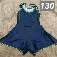 新品未使用 130 女の子 スクール水着 ワンピース 記名なし スイミング