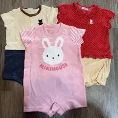 MIKIHOUS FIRST ほぼ新品あり３点セット　半袖ロンパース